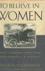 Tapa de To Believe in Women