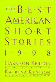 Tapa de The Best American Short Stories 1998