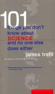 Tapa de 101 things you don't know about science and no one else does either