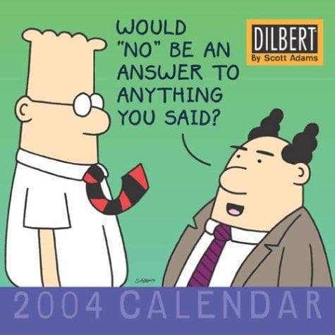 Tapa de Dilbert 2004 Mini Wall Calendar