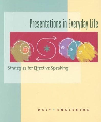 Tapa de Presentations in everyday life