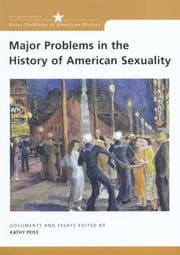 Tapa de Major Problems in the History of American Sexuality
