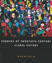 Tapa de Sources of twentieth-century global history