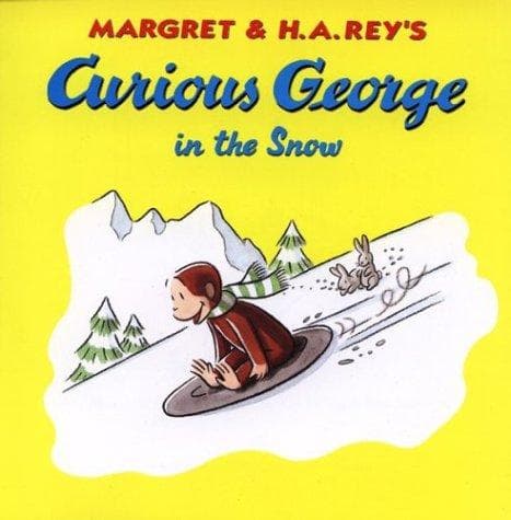 Tapa de Curious George in the snow