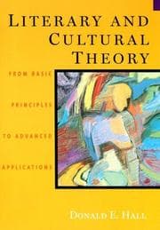 Tapa de Literary and Cultural Theory