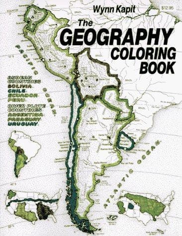 Tapa de Geography Coloring Book