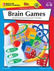 Tapa de The 100+ Series Brain Games, Grades 6-8