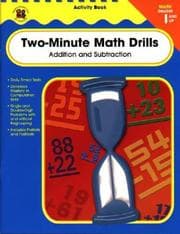 Tapa de Two-Minute Math Drills, Grades 1 and up