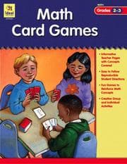 Tapa de Math Card Games, Grades 2-3 (Ideal Math Card Games)