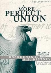 Tapa de A More Perfect Union