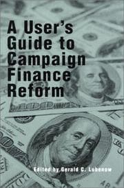 Tapa de A User's Guide to Campaign Finance Reform
