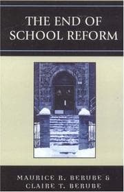 Tapa de The End of School Reform