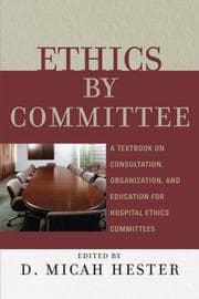 Tapa de Ethics by Committee