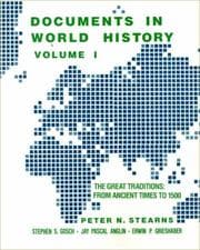 Tapa de Documents in World History