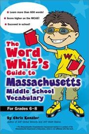 Tapa de The Word Whiz's Guide to Massachusetts Middle School Vocabulary (Grades 6-8)