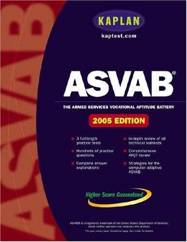 Tapa de Kaplan ASVAB 2005