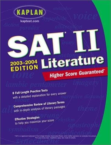Tapa de Kaplan SAT II