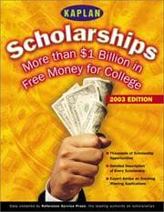 Tapa de Kaplan Scholarships 2003