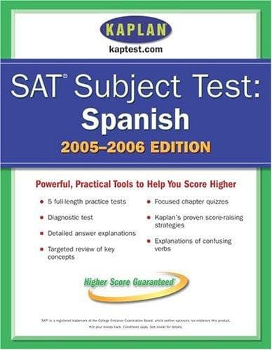 Tapa de SAT Subject Tests