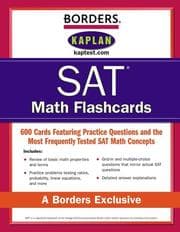 Tapa de Borders SAT Math Flashcards