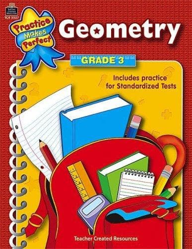 Tapa de Geometry Grade 3 (Practice Makes Perfect)