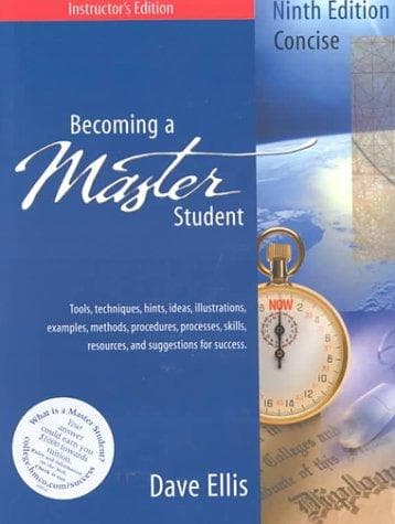 Tapa de Becoming a Master Student