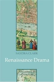 Tapa de Renaissance Drama (Cultural History of Literature)