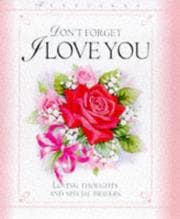 Tapa de Don't Forget I Love You