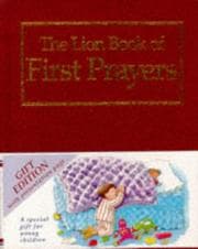 Tapa de Lion Book of First Prayers