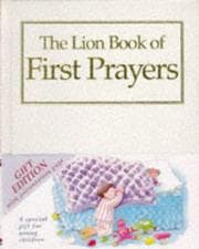 Tapa de The Lion book of first prayers