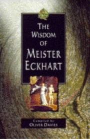 Tapa de The Wisdom of Meister Eckhart (The Wisdom Of... Series)