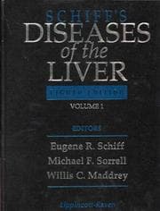 Tapa de Schiffs Diseases of the Liver: Two Volumes