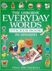 Tapa de Everyday Words Sticker Book in Spanish