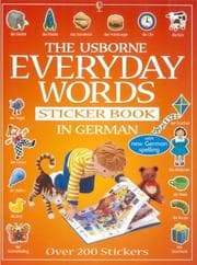 Tapa de Everyday Words Sticker Book in German