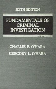 Tapa de Fundamentals of criminal investigation
