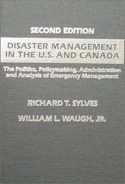 Tapa de Disaster management in the U.S. and Canada