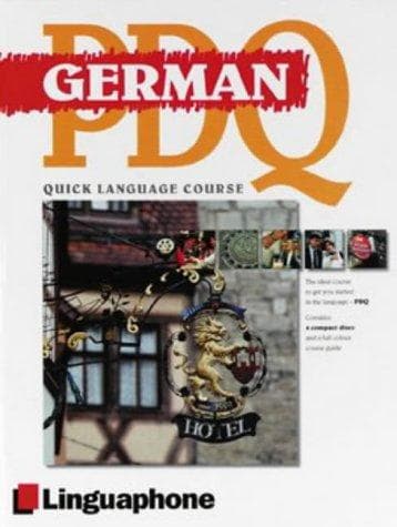 Tapa de German PDQ-Quick Comprehensive Course