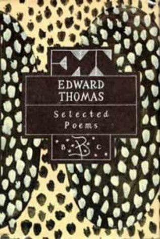 Tapa de Edward Thomas - Selected Poems