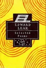 Tapa de Selected Poems of Edward Lear