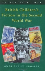 Tapa de British Children's Fiction in the Second World War (Societies at War)