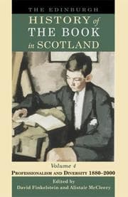 Tapa de The Edinburgh History of the Book in Scotland