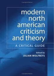 Tapa de Modern North American Criticism and Theory
