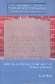 Tapa de American Modernism's Expatriate Scene