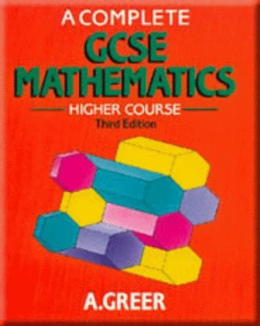 Tapa de A Complete GCSE Mathematics