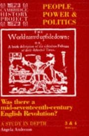 Tapa de People, Power and Politics (Cambridge History Project)