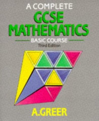Tapa de A Complete GCSE Mathematics