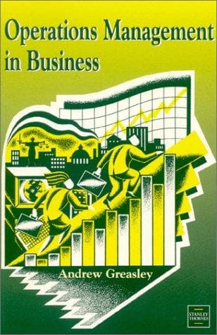 Tapa de Operations Management in Business