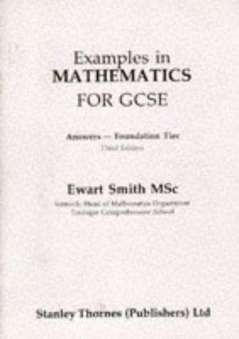 Tapa de Examples in Mathematics for GCSE