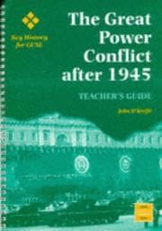 Tapa de Great Power Conflict After 1945 (Key History for GCSE)