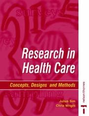 Tapa de Research in health care